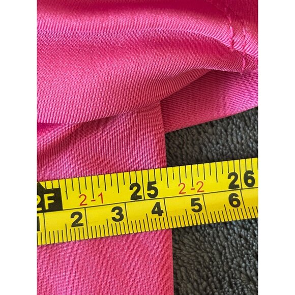 Classy Sassy Pink Top With Sequin Heel Graphic & Flutter Sleeves  SIZE 22 - Picture 9 of 9